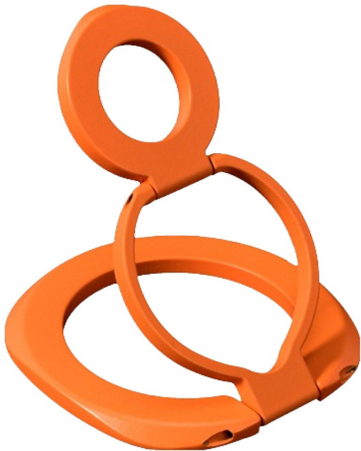 K-Stick 雙面磁吸指環兼MagSafe手機支架, 橘色, 1個