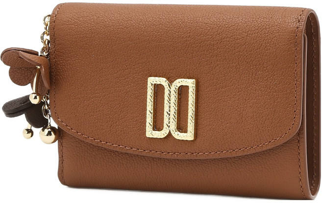 닥스 여성용 아젤라 가죽 DD 장식 반지갑 DCWA6E124W2