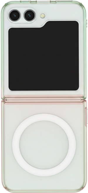 케이스틱 투명 그라데이션 젤하드 맥세이프 휴대폰 케이스