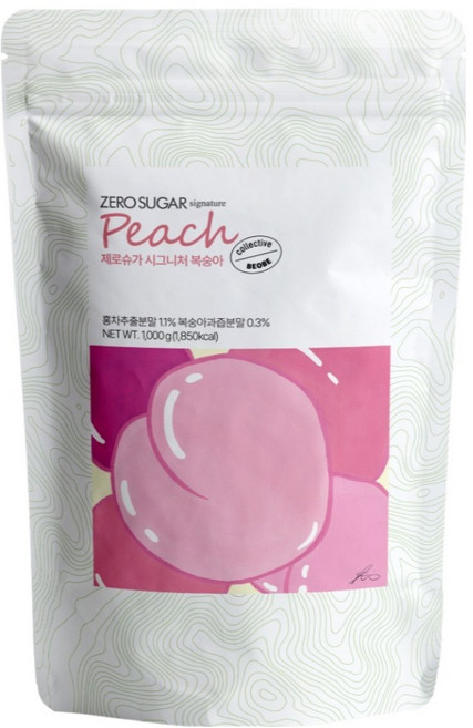 베오베 제로슈가 시그니처 복숭아 파우더, 1kg, 1개, 1개입