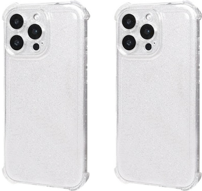 케이스틱 글리터 범퍼 젤리 휴대폰 케이스 2p