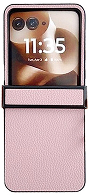 케이스틱 힌지보호 가죽질감 휴대폰 케이스