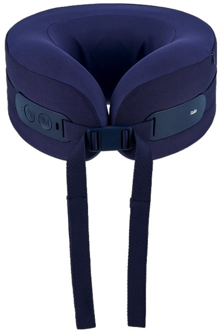 풀리오 강도조절 메모리폼 여행용 목 베개 마사지기, 퍼플, TR001