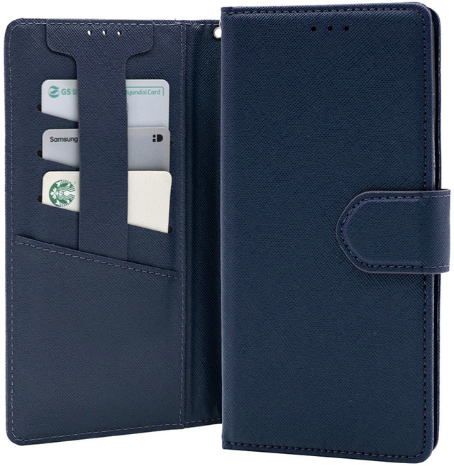 엑씨 사피아노 패턴 가죽 카드 수납 분실 방지 지갑 다이어리 휴대폰 케이스