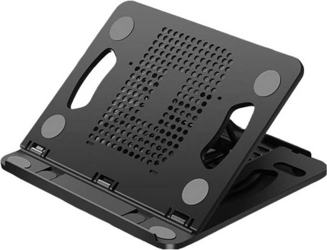 케이스틱 360도 회전식 태블릿 노트북 탁상용 거치대, 블랙, 1개