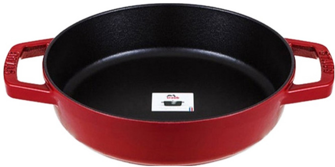 staub 雙柄平底鍋 櫻桃紅, 20cm, 1個