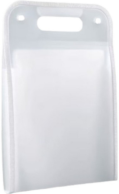 썸즈마인 손잡이 A4 아코디언파일, 화이트, 1개