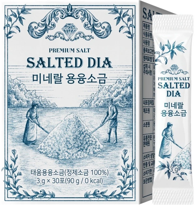 솔티드다이아 미네랄 용융 소금, 30회분, 1개 - 쿠팡