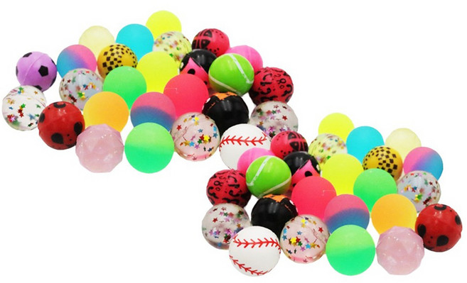 아가플러스 미니 얌체 탱탱볼 2cm, 혼합색상, 50개