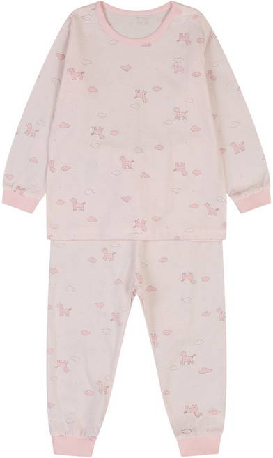 해피랜드 유아용 핀토 구름 내의 상하의 세트