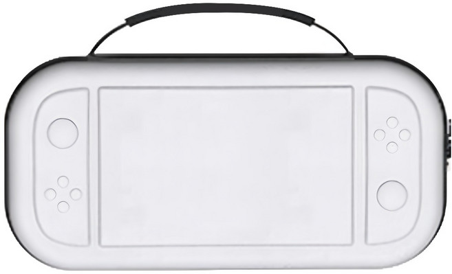 라디온 닌텐도 스위치2 여행용 휴대용 PU 파우치, 화이트, 1개, RNS2-PU002W