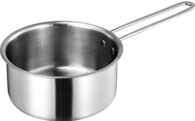 아마쿠루 인덕션 스테인리스 이유식 편수냄비, 01 내추럴, 1개, 16cm