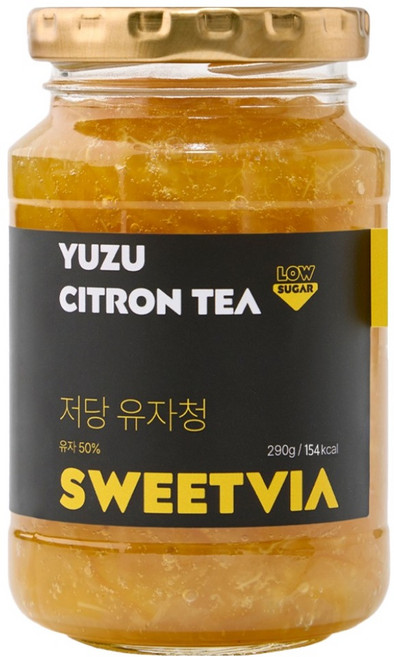스윗비아 저당 유자청, 290g, 1개, 1개입