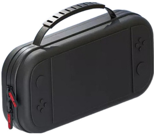 라디온 닌텐도 스위치2 여행용 휴대용 PU 파우치, 블랙, 1개, RNS2-PU001B