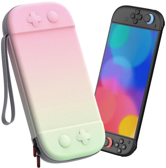 라디온 닌텐도 스위치2 여행용 휴대용 나일론 파우치, 1개, 타이드그라데이션, RNS2-NY004