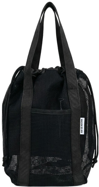 메종드아야 올메쉬 방수 속주머니 목욕 수영 가방, 블랙