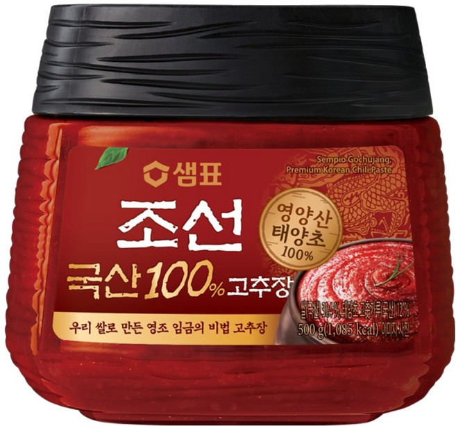 샘표 국내산 조선 고추장, 500g, 1개