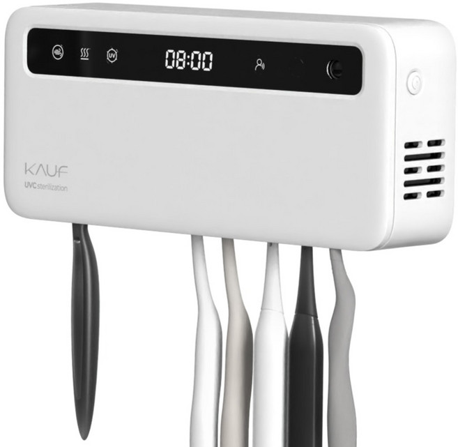 카프 UV 올인원 칫솔 건조 살균기, 화이트, KF-DL6