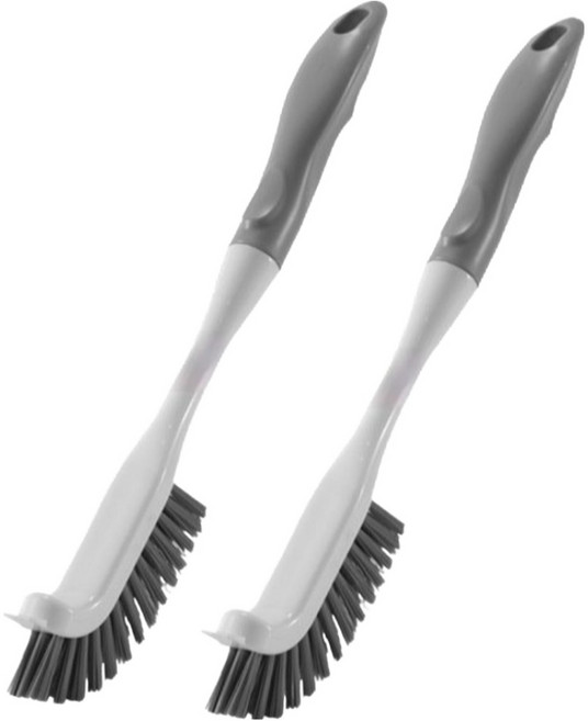 오코로 욕실 바닥 청소솔 청소도구, 화이트, 2개