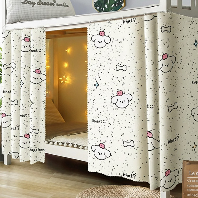 픽노아 기숙사 이층 침대용 수면집중형 암막 커튼