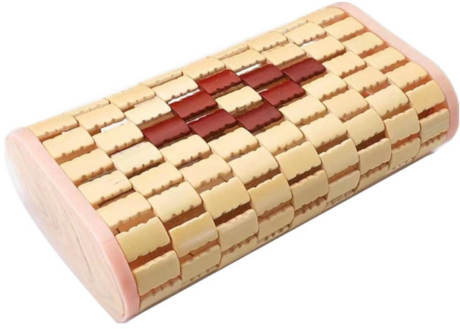 스마일깨비 레트로 감성 시원한 경침베개 타입 D, 혼합색상