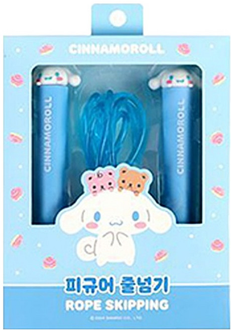 산리오 피규어 줄넘기 시나모롤, 1개, 스카이블루