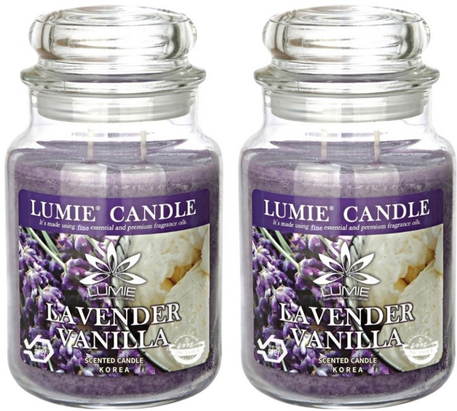 LUMIE CANDLE 蠟燭, 2個, 薰衣草香草, 570g