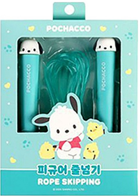 산리오 피규어 줄넘기 포차코, 민트, 1개