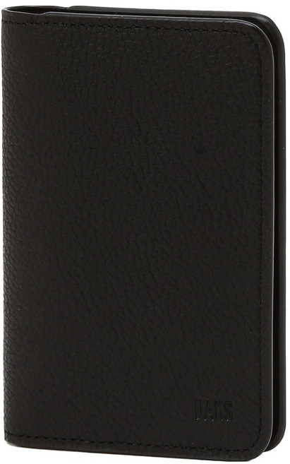 DAKS 男士壓花Logo牛皮卡夾