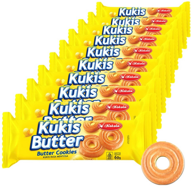 코코라 순 쿠키 버터맛, 10개, 60g