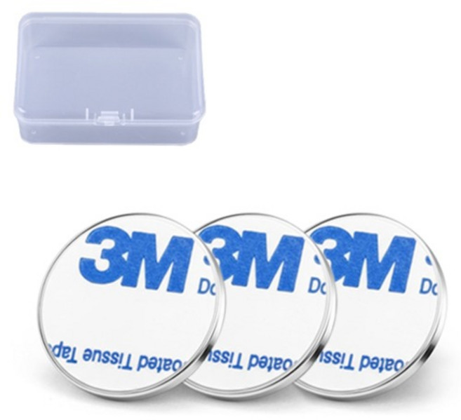 OON 3M 접착식 네오디움 원형 자석 3p 세트, 1세트