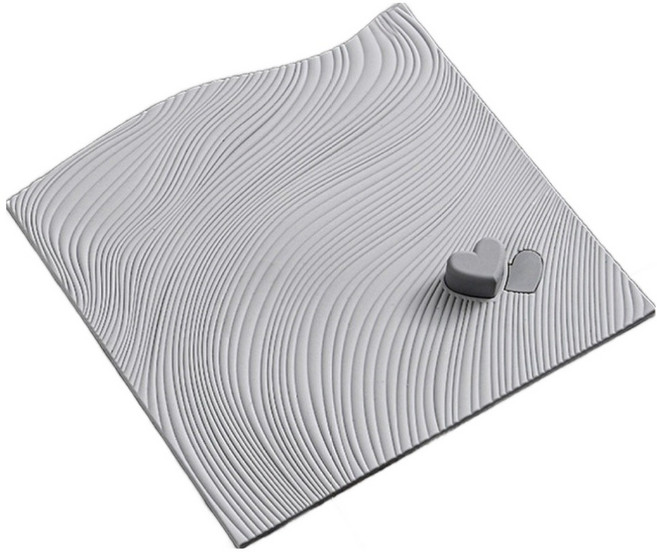 이고다 웨이브 화장실 하수구 덮개 사이즈 업그레이드형, 에쉬 그레이