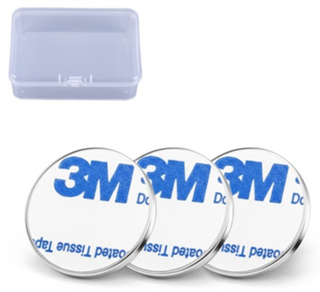 OON 3M 접착식 네오디움 원형 자석 3p 세트, 1세트