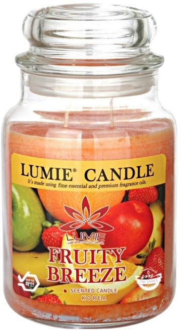 LUMIE CANDLE 蠟燭, 1個, 果香微風, 570g