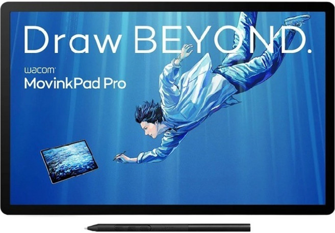 와콤 무빙크패드 프로 14 안드로이드 태블릿PC 256GB Wi-Fi, 라이트 그레이, DTHA140