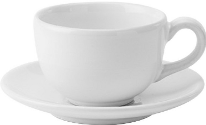 Vittoria 楓木義式濃縮咖啡杯 110ml 087BIA, 白色, 1個