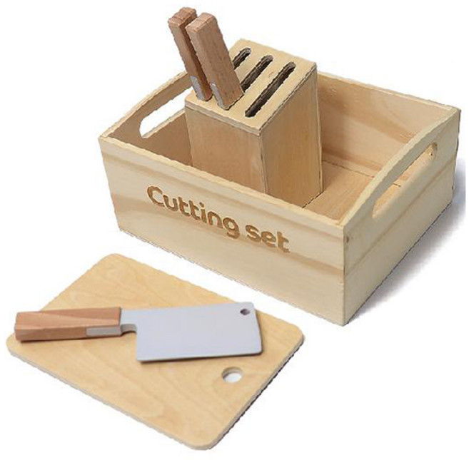 키앤비 소꿉놀이 칼도마 5종 세트, 다색, 1세트