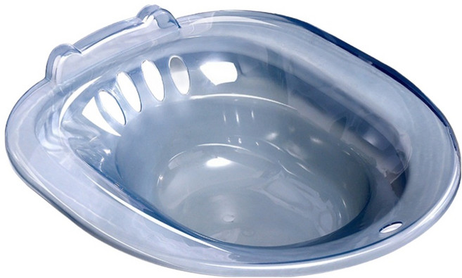 쉐리엘 욕실 간편 깔끔한 거치식 좌욕기, 블루, 1개