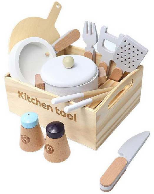 키앤비 소꿉놀이 요리도구 10종 세트, 1세트, 다색