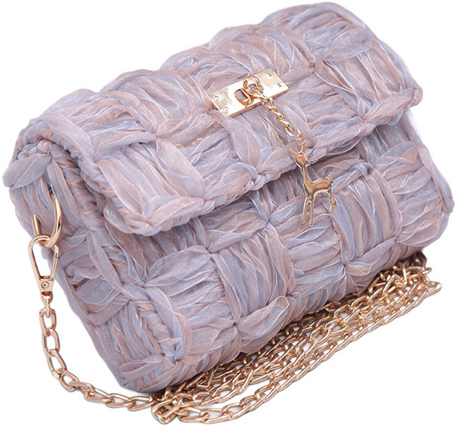 마다꾸미 협력업체 망뜨개 망스티치 가방 만들기 DIY 세트, 6 마젠타, 1세트