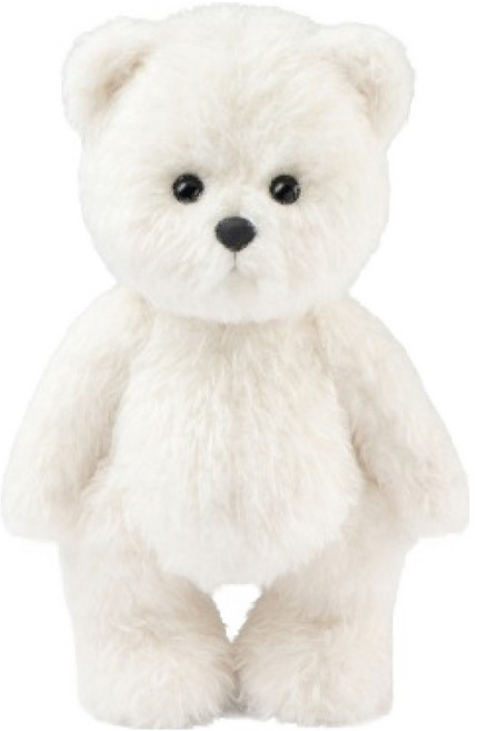 테디테일즈 레나베어 모헤어 인형 M + 쇼핑백, 화이트, 1개, 30cm