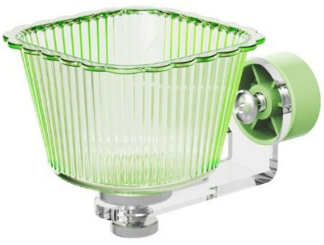 랜보어 앵무새 마그넷 걸이형 식기 FREE, 그린, 1개