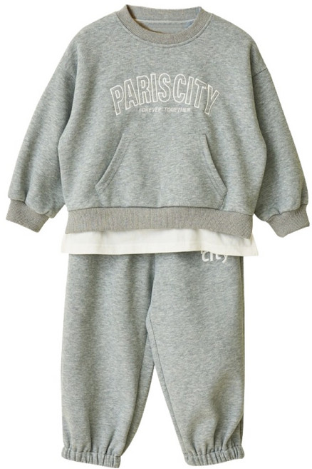 베베쥬 포켓 레이어드 상하의 세트