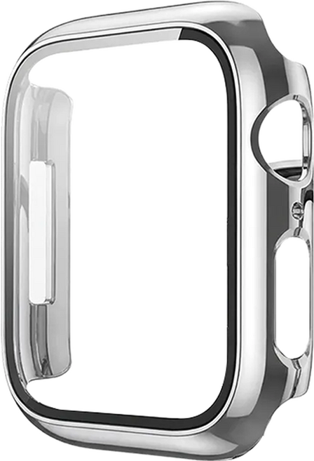 Moodinary 全覆蓋高畫質保護殼, 銀色, 1個