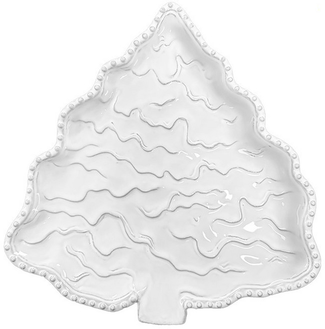 비토리아 크리스마스 트리 접시 271VITBIA, 화이트, 1개
