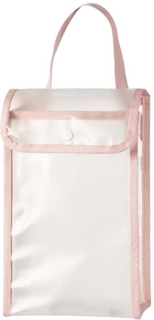 조인메이드 걸이형 티슈 키친타월 수납 정리함 다용도 보관백, 핑크, 1개