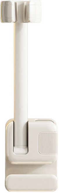 쉐리엘 욕실 무타공 간편한 각도조절 헤어드라이기 거치대, 1개, 화이트