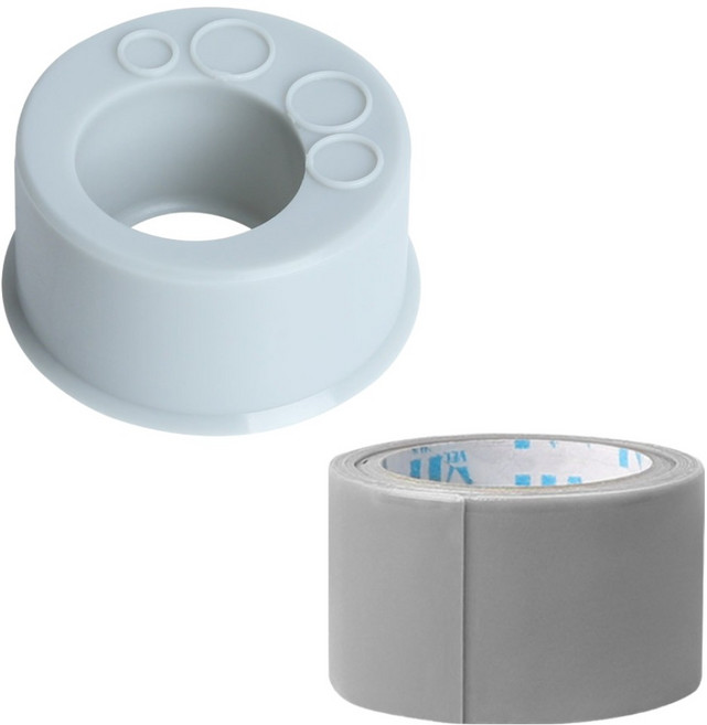 와이넷 싱크대 악취 커버 + 보수테이프 세트, 1세트