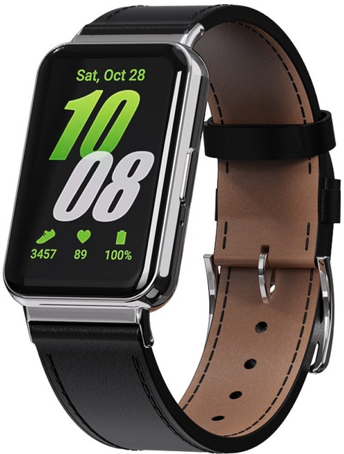 칸탐 스트랩 가죽 밴드 시계줄, 블랙, 1개