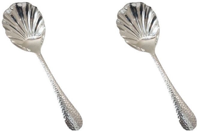 티리티티 스테인리스 조개 서빙스푼, 2개